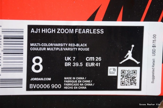 Fearless 1 Retro High Jordan Air Zoom BV0006-900 0528